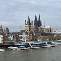 Photo taken at Deutzer Brücke by Siarhei V. on 3/1/2022