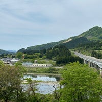 Photo taken at 阿賀野川SA (下り) by naonao s. on 5/3/2023