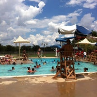 Photo taken at Bad Konigshofen Family Aquatic by Denise D. on 7/22/2013