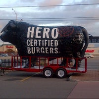 Photo taken at Hero Certified Burgers by Aleksey K. on 11/2/2012