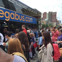 Photo taken at Megabus Stop by Tammy on 7/26/2015