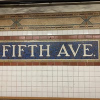Photo taken at MTA Subway - 5th Ave/59th St (N/R/W) by Dan L. on 8/27/2022