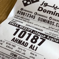 Photo taken at Domino&amp;#39;s Pizza by Ahmad A. on 8/7/2018