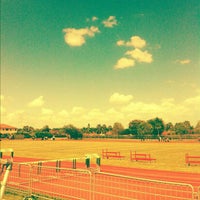 Photo taken at Clear Lake High School Track by Emilio V. on 1/1/2013