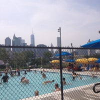 Photo taken at Brooklyn Bridge Park Pop Up Pool by Talia on 6/27/2013
