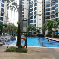 Photo taken at Regent Grove Swimming Pool Area by Clarissa K. on 12/27/2012