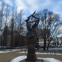 Photo taken at Скульптура учителю by Sergey K. on 3/11/2016