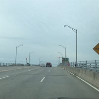 Photo taken at Atlantic Beach Bridge by Pamela M. on 7/30/2018