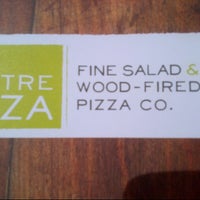 Photo taken at Treza Fine Salad &amp;amp; Wood-Fired Pizza Co by ReShanda S. on 4/6/2013