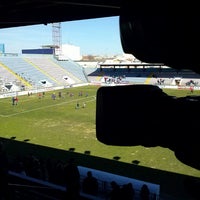 Photo taken at Estadio Francisco de la Hera by Raul F. on 2/23/2014