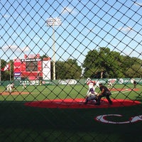 Photo taken at Cougar Field by Cristina S. on 5/6/2014
