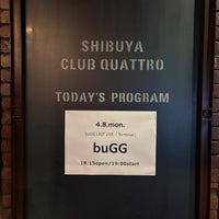 Photo taken at Shibuya CLUB QUATTRO by も on 4/8/2024