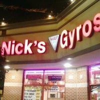 Photo taken at Nick&amp;#39;s Gyros by Juan U on 10/30/2012