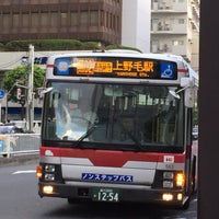 Photo taken at Meguro Sta. Bus Stop by mo on 8/20/2016