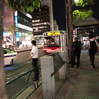 Photo taken at Meguro Sta. Bus Stop by mo on 5/30/2019