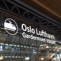 Photo taken at Gardermoen Railway Station by mo on 5/3/2017