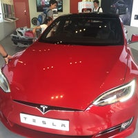 Photo taken at Tesla Motors by mika a. on 8/5/2016