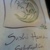 Photo taken at Sushi Hana by Angelina L. on 9/14/2012