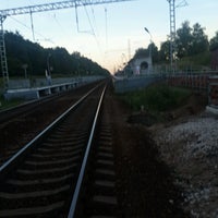 Photo taken at Ж/Д станция «Весенняя» by Мих Т. on 8/5/2016