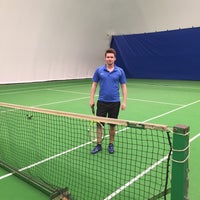 Photo taken at Теннисный клуб &amp;quot;Ягуар&amp;quot; by Kirill M. on 4/11/2016