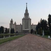 Photo taken at Парковка у главного корпуса МГУ by Diana on 7/15/2016