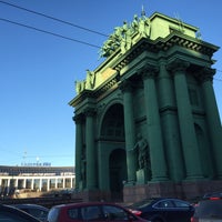 Photo taken at Narva Triumphal Arch by Olga S. on 3/12/2015