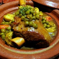 Photo taken at Zerza, Authentic Moroccan Cuisine by Radouane E. on 4/14/2013