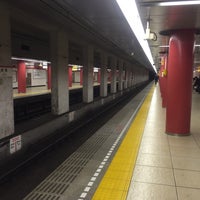 Photo taken at Asakusa Line Shimbashi Station (A10) by BronzeParrot on 3/21/2015