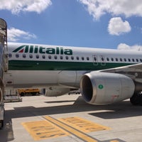 Photo taken at Rome-Fiumicino Airport (FCO) by Anar A. on 4/21/2013
