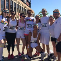 Photo taken at The Color Run Queens by Cristina D. on 5/31/2014