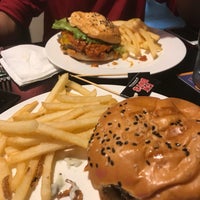 Photo taken at Fatboy&amp;#39;s The Burger Bar @ Holland Village by thalia k. on 2/16/2018