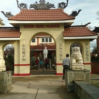 Photo taken at Chua Giac Hoang Buddhist Temple by Stacie A. on 12/27/2015