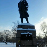 Photo taken at Памятник Зое Космодемьянской by Cameron R. on 12/4/2016