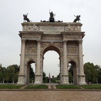 Photo taken at Arco della Pace by Nadzeja D. on 5/5/2013