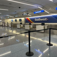 Photo taken at Southwest Airlines Check-in by Rose P. on 5/15/2023