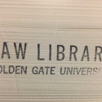 Photo taken at Golden Gate University Law Library by Bacilio M. on 9/11/2016