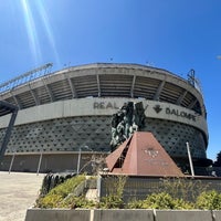 Photo taken at Benito Villamarín Stadium by Tomislaw Z. on 7/27/2023
