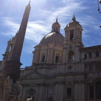 Photo taken at Piazza Navona by Marta C. on 4/21/2013