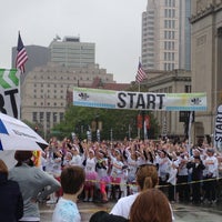 Photo taken at St. Louis Color Run by Aaron B. on 4/27/2013