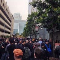 Photo taken at WWDC keynote queue by Mitchell L. on 6/2/2014