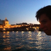 Photo taken at Pont des Arts by Guillaume H. on 4/24/2013