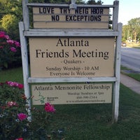 Photo taken at Atlanta Friends Meeting by J.R. A. on 8/30/2016