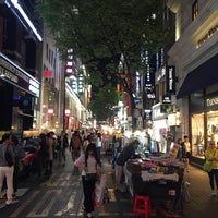 Photo taken at Myeongdong Street by Dean W. on 6/9/2015