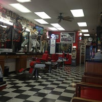 Photo taken at The Famous American Barbershop - Manassas by Michael V. on 6/4/2013