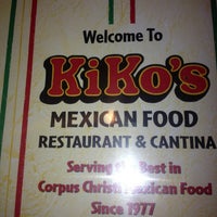 Снимок сделан в Kiko&amp;#39;s Mexican Food Restaurant пользователем Jon S. 4/25/2013