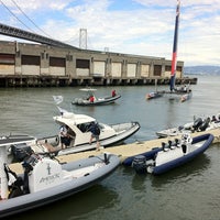 Photo taken at America&amp;#39;s Cup Team Bases at Piers 30-32 by William C. on 9/2/2013