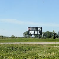 Hell Is Real Sign Public Art Hell Is Real Sign Public Art