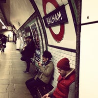 Photo taken at Balham London Underground Station by Shrimpress on 2/22/2013