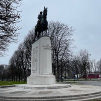 Photo taken at Albert King Of The Belgians Statue by Ardavan B. on 2/3/2022