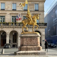 Photo taken at Statue Équestre de Jeanne d&amp;#39;Arc by Ardavan B. on 1/29/2024